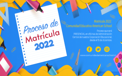 Procesos de Matrículas para el año académico 2022