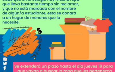 Aviso Importante: donación de ropa perdida