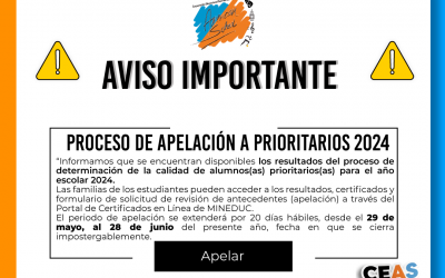 PROCESO DE APELACIÓN A PRIORITARIOS 2024